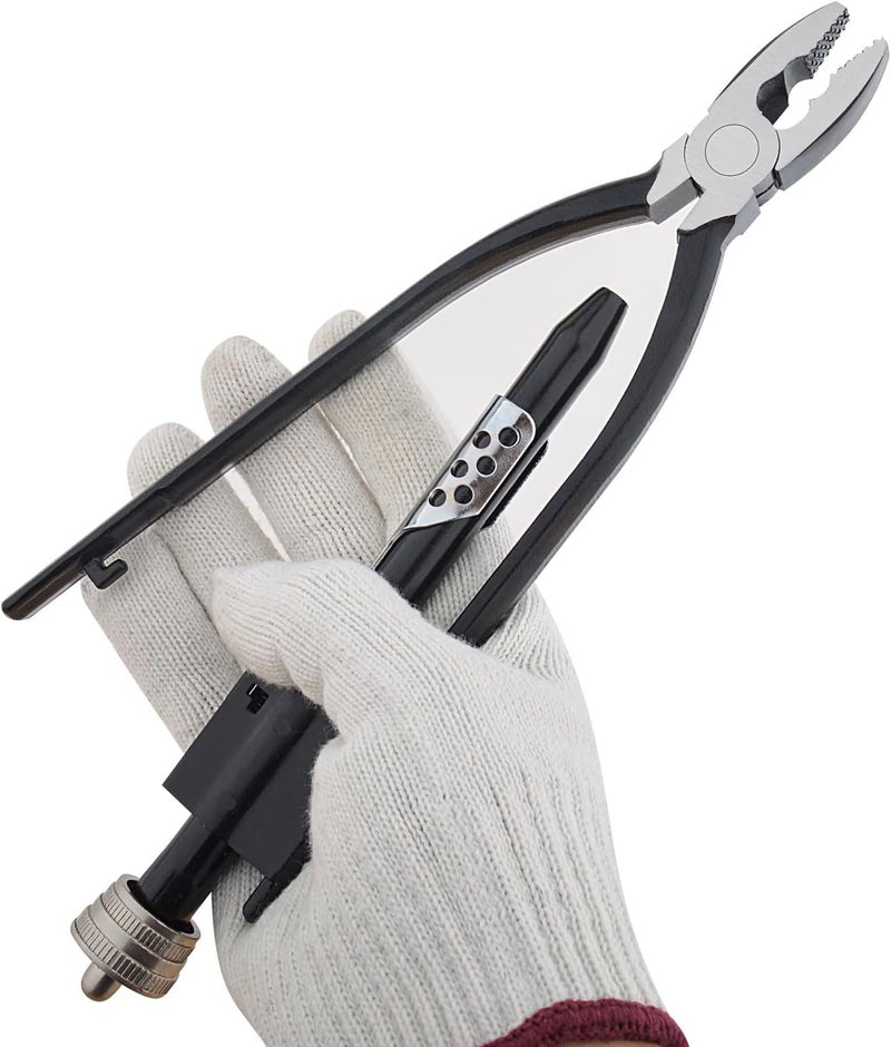 Gunpla 9 Inch Safety Wire Twisting Plier with Automatic Spring Loaded Return Heavy Duty Jaws Twister for Wires Twist - Image 5